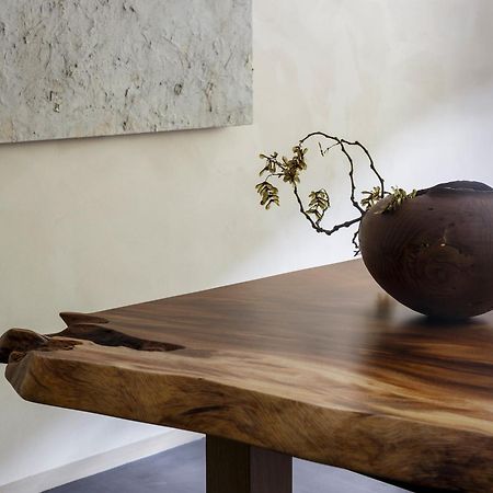 Hotel The Celestine Kyoto Gion Kültér fotó A table made from a slab of wood