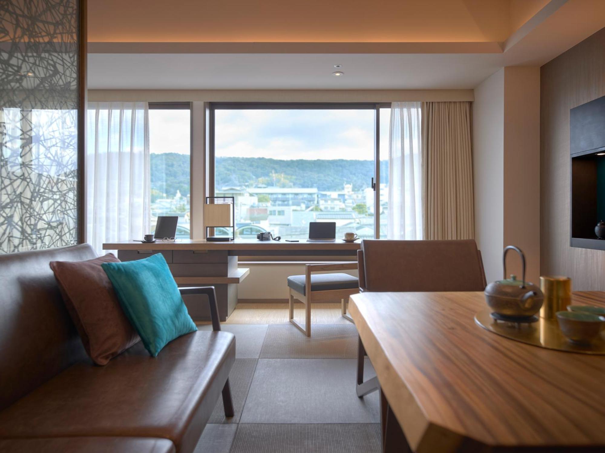 Hotel The Celestine Kyoto Gion Kültér fotó A room at the hotel
