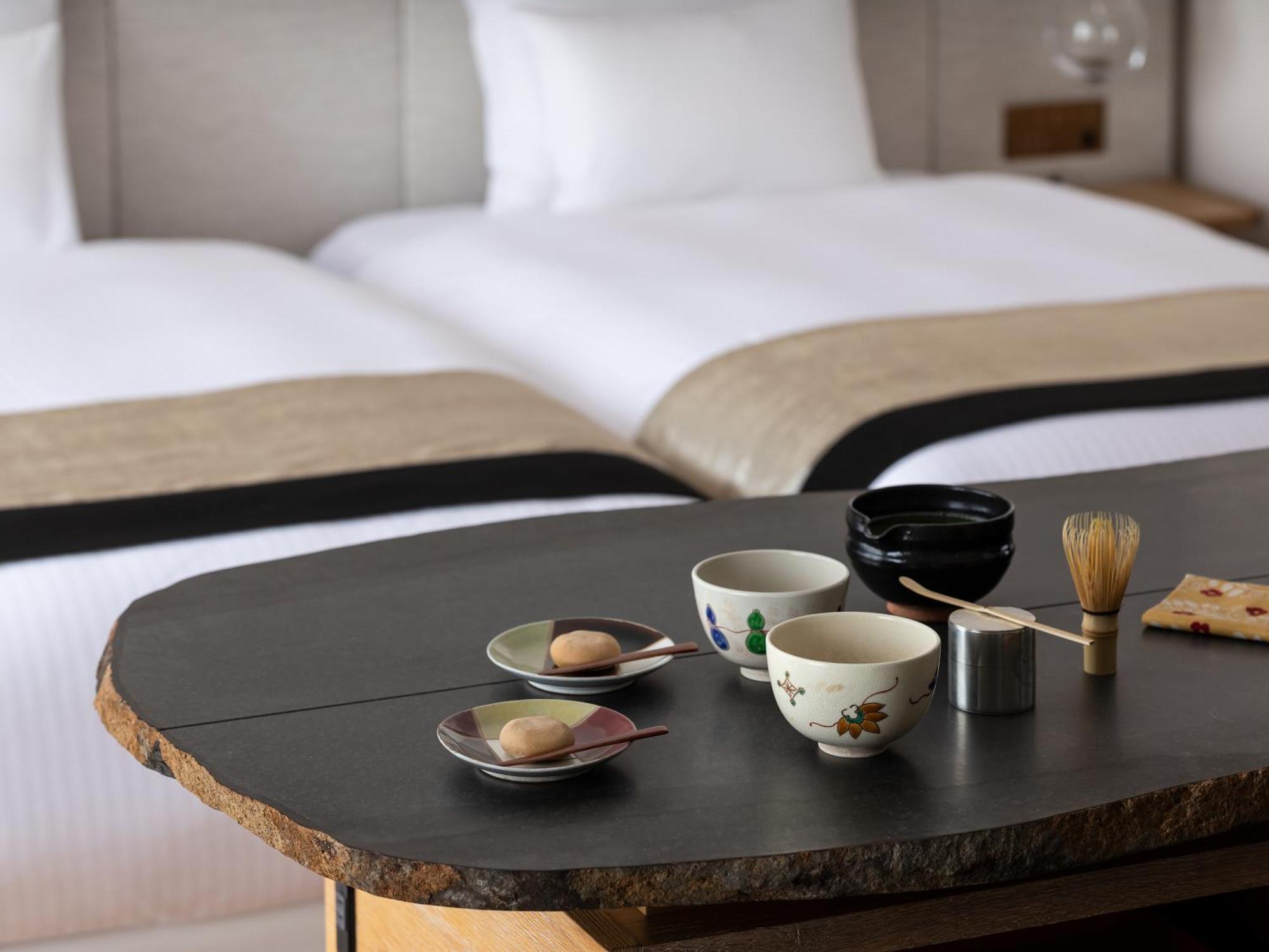 Hotel The Celestine Kyoto Gion Kültér fotó A tea set