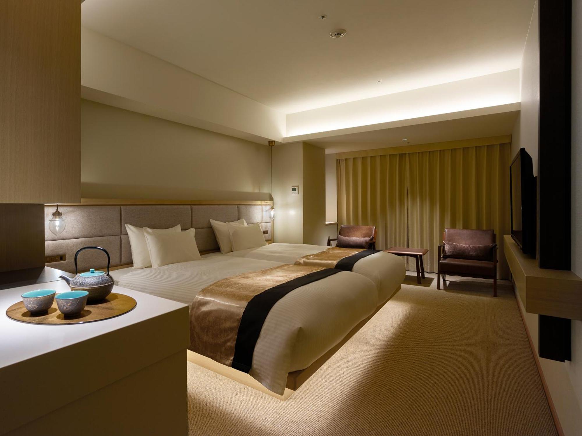 Hotel The Celestine Kyoto Gion Kültér fotó A room at the hotel