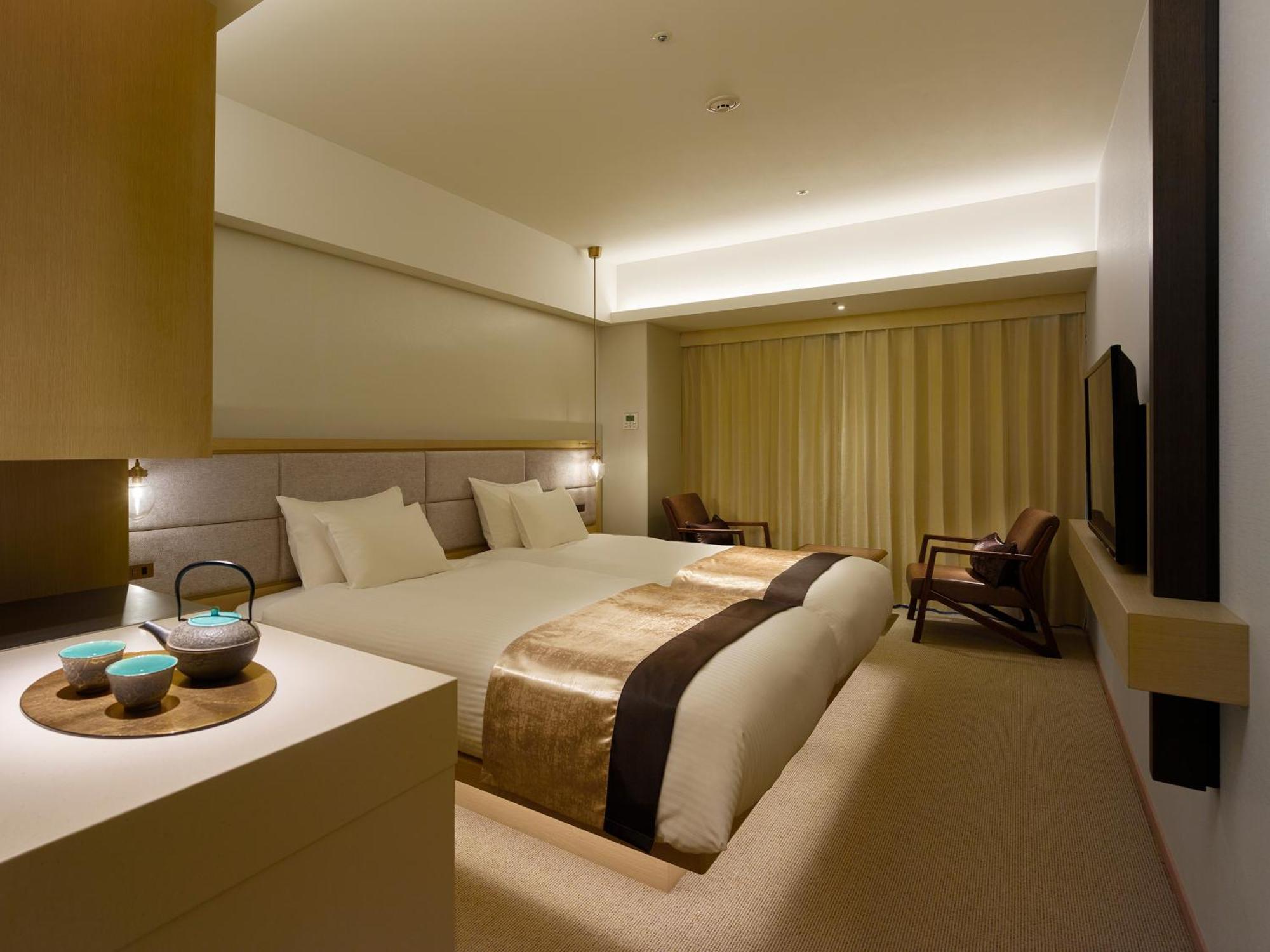 Hotel The Celestine Kyoto Gion Kültér fotó A room at the hotel