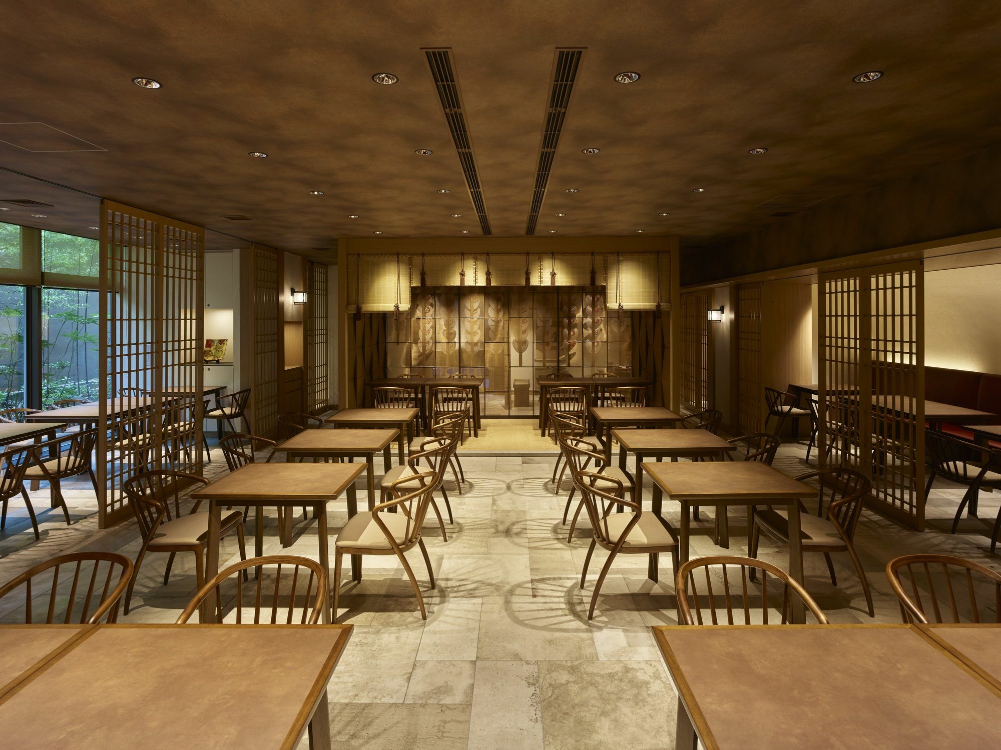 Hotel The Celestine Kyoto Gion Kültér fotó Interior of a restaurant in Kyoto